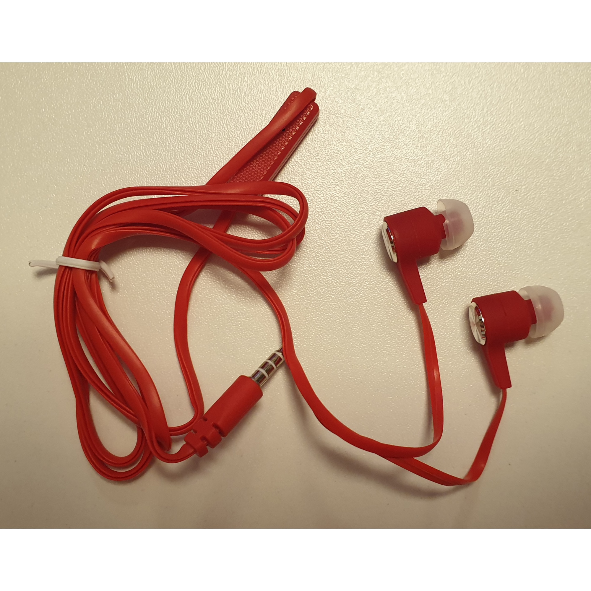 Casti Intraauriculare, In Ear, Cu Fir, Microfon, Buton Control, Dynamic Sound, Rosu