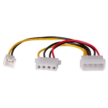 Cablu de alimentare , Akyga , AK/CA/35 Molex/Molex/3pin , 12V , 0.15 m Cablu de alimentare , Akyga , AK/CA/35 Molex/Molex/3pin , 12V , 0.15 m