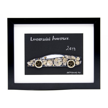 Tablou Lamborghini Aventador 2014 Colectia ART my Cars Tablou Lamborghini Aventador 2014 Colectia ART my Cars