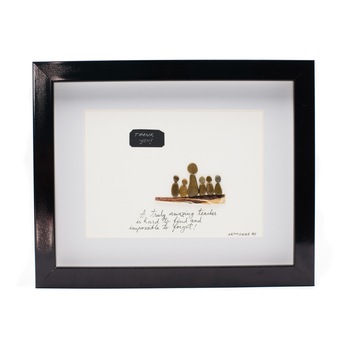 Tablou Thank you Teacher - Colectia Pebble Art Tablou Thank you Teacher - Colectia Pebble Art