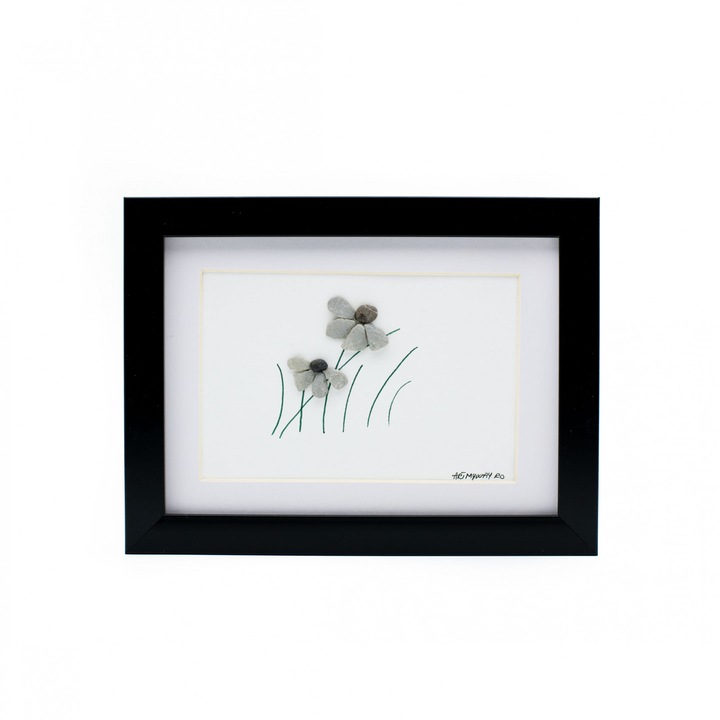 Картина White Windy Days - Pebble Art Collection - ЛИМИТИРАНА ИЗДАНИЕ