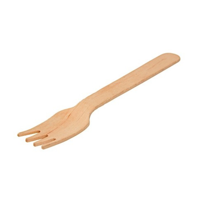 Biológiailag lebomló villa, fa, 14 cm, 100 db-os készlet