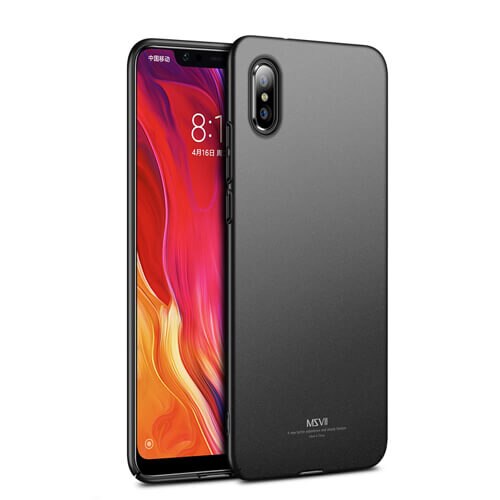 Husa MSVII Simple Ultra-Subtire Xiaomi Mi 8 Explorer - Negru