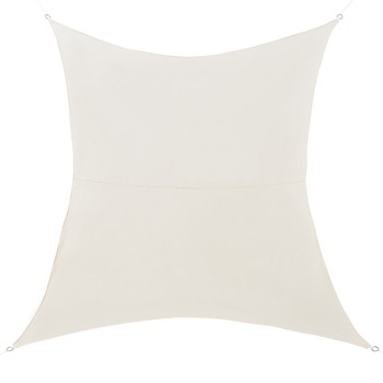 Copertina Sonnensegel pentru soare sau vant, en.casa, 2,5 x 5 m, poliester/poliuretan, culoarea nisipului Copertina Sonnensegel pentru soare sau vant, en.casa, 2,5 x 5 m, poliester/poliuretan, culoarea nisipului