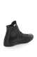 Converse, Унисекс кожени кецове Chuck Taylor All Star, Черен, 3.5