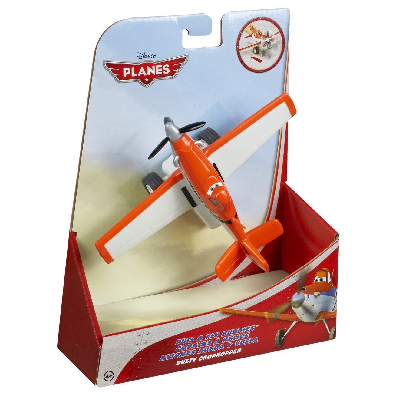 single Hurry up Set out Dusty Crophopper - Avion cu roti Disney Planes - eMAG.ro