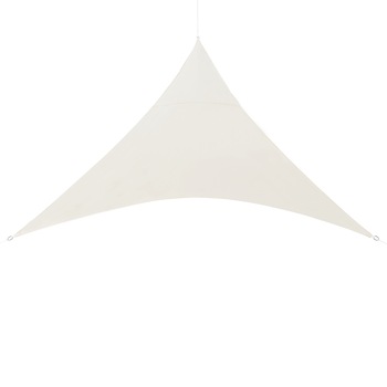 Copertina parasolar rezistenta la apa, en.casa, 360 x 360 x 360 cm, poliester/poliuretan, triunghiulara, culoarea nisipului Copertina parasolar rezistenta la apa, en.casa, 360 x 360 x 360 cm, poliester/poliuretan, triunghiulara, culoarea nisipului