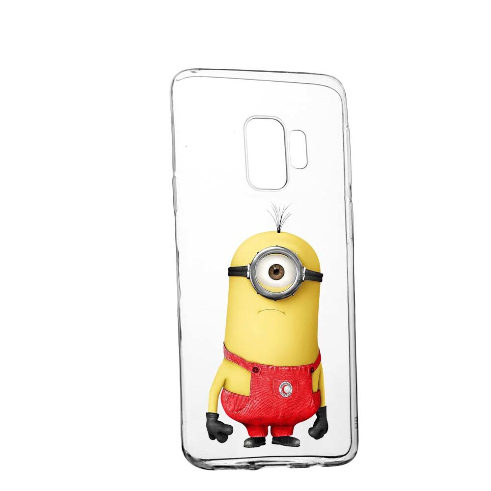 Husa de protectie Cartoon, Minion pentru Xiaomi Pocophone F1, rezistenta la uzura, anti-alunecare, din silicon Premium, 206