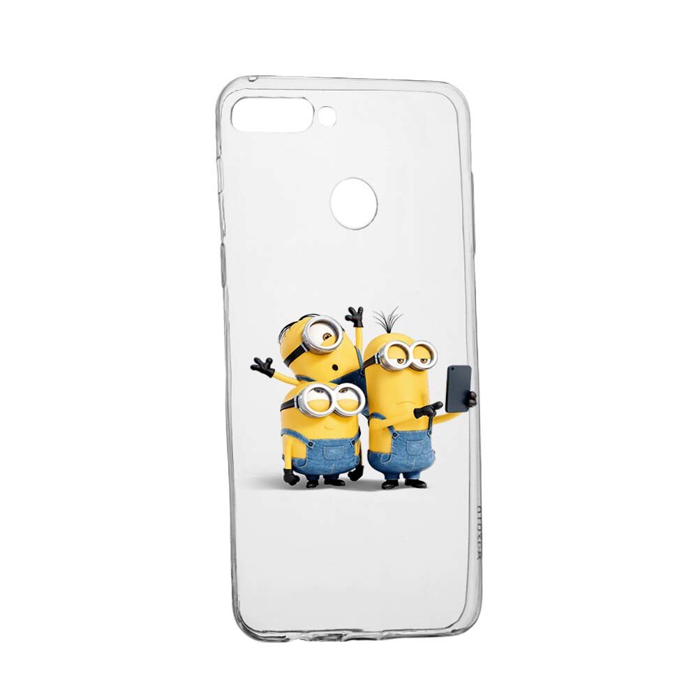 Husa de protectie Minions pentru Xiaomi Mi8 Lite, rezistenta la uzura, anti-alunecare, din silicon Premium, 207