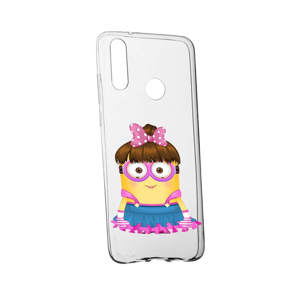 Husa de protectie Minion Girl pentru Xiaomi Mi A2 Lite/ Redmi 6 Pro, rezistenta la uzura, anti-alunecare, din silicon Premium, 208