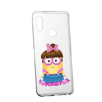 Husa de protectie Minion Girl pentru Huawei P Smart 2019, rezistenta la uzura, anti-alunecare, din silicon Premium, 208 Husa de protectie Minion Girl pentru Huawei P Smart 2019, rezistenta la uzura, anti-alunecare, din silicon Premium, 208