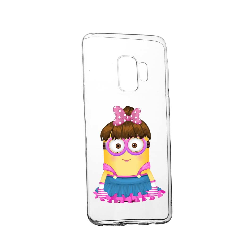 Husa de protectie Minion Girl pentru Xiaomi Pocophone F1, rezistenta la uzura, anti-alunecare, din silicon Premium, 208