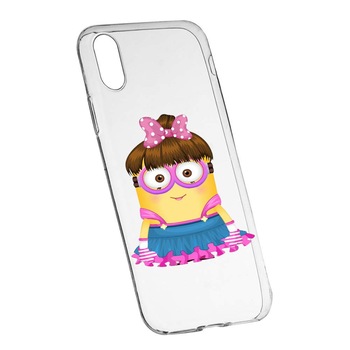 Husa de protectie Minion Girl pentru Apple iPhone XR, rezistenta la uzura, anti-alunecare, din silicon Premium, 208 Husa de protectie Minion Girl pentru Apple iPhone XR, rezistenta la uzura, anti-alunecare, din silicon Premium, 208