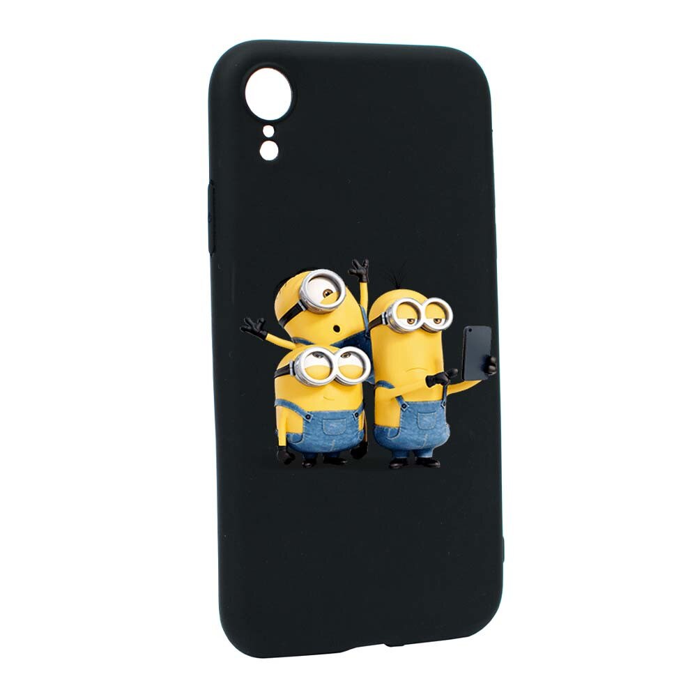 Husa de protectie Minions pentru Apple iPhone XR, rezistenta la uzura, anti-alunecare, din silicon Premium, B207