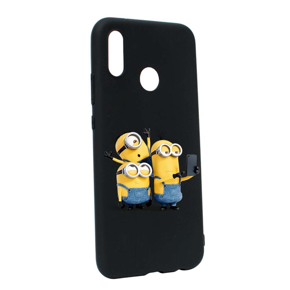 Husa de protectie Minions pentru Huawei P20 Lite, rezistenta la uzura, anti-alunecare, din silicon Premium, B207