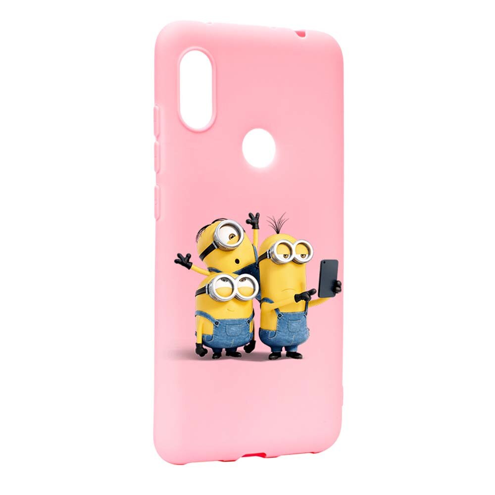 Husa de protectie Minions pentru Xiaomi Mi Max 3, rezistenta la uzura, anti-alunecare, din silicon Premium, P207