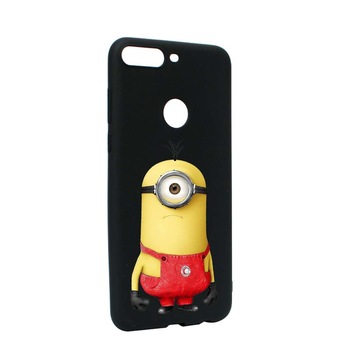 Husa de protectie Cartoon, Minion pentru Huawei Y7 2018 / Y7 Prime 2018, rezistenta la uzura, anti-alunecare, din silicon Premium, B206 Husa de protectie Cartoon, Minion pentru Huawei Y7 2018 / Y7 Prime 2018, rezistenta la uzura, anti-alunecare, din silicon Premium, B206