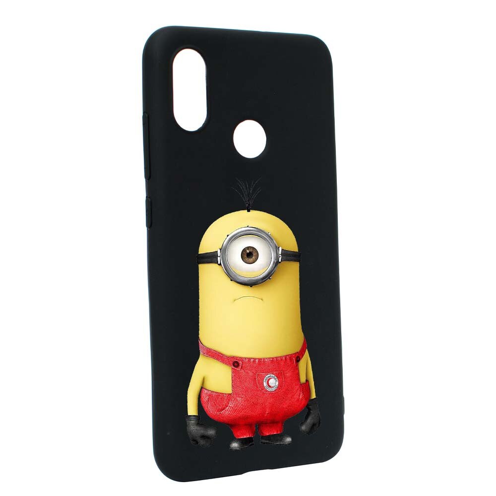 Husa de protectie Cartoon, Minion pentru Xiaomi Mi A2 Lite / Redmi 6 Pro, rezistenta la uzura, anti-alunecare, din silicon Premium, B206