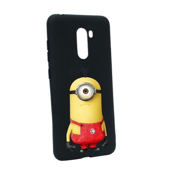 Husa de protectie Cartoon, Minion pentru Xiaomi PocoPhone F1, rezistenta la uzura, anti-alunecare, din silicon Premium, B206 Husa de protectie Cartoon, Minion pentru Xiaomi PocoPhone F1, rezistenta la uzura, anti-alunecare, din silicon Premium, B206