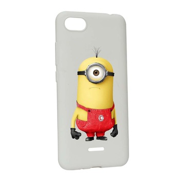 Husa de protectie Cartoon, Minion pentru Xiaomi Redmi 6A, rezistenta la uzura, anti-alunecare, din silicon Premium, W206 Husa de protectie Cartoon, Minion pentru Xiaomi Redmi 6A, rezistenta la uzura, anti-alunecare, din silicon Premium, W206