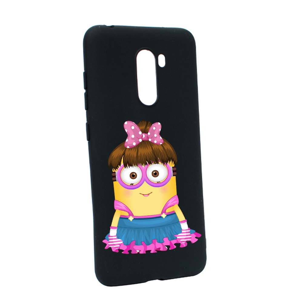 Husa de protectie Minion Girl pentru Xiaomi PocoPhone F1, rezistenta la uzura, anti-alunecare, din silicon Premium, B208