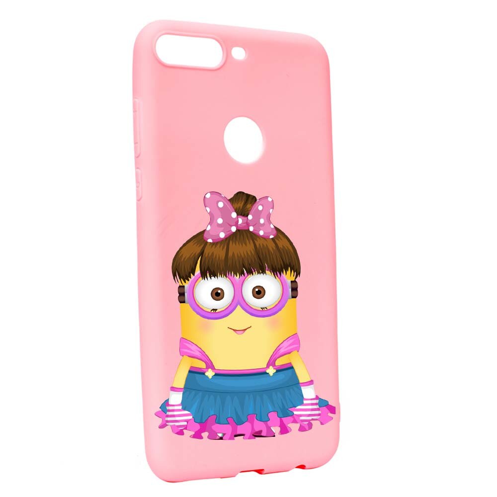 Husa de protectie Minion Girl pentru OnePlus 5T, rezistenta la uzura, anti-alunecare, din silicon Premium, P208