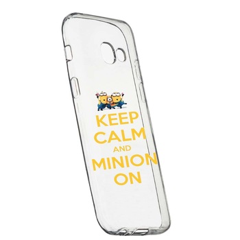 Husa de protectie Minion Keep Calm pentru Samsung Galaxy A5 2016, rezistenta la uzura, anti-alunecare, din silicon Premium, 209 Husa de protectie Minion Keep Calm pentru Samsung Galaxy A5 2016, rezistenta la uzura, anti-alunecare, din silicon Premium, 209
