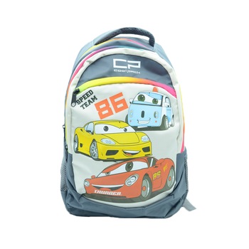 Ghiozdan pentru baieti NN Cars GFNN-012, Gri Ghiozdan pentru baieti NN Cars GFNN-012, Gri