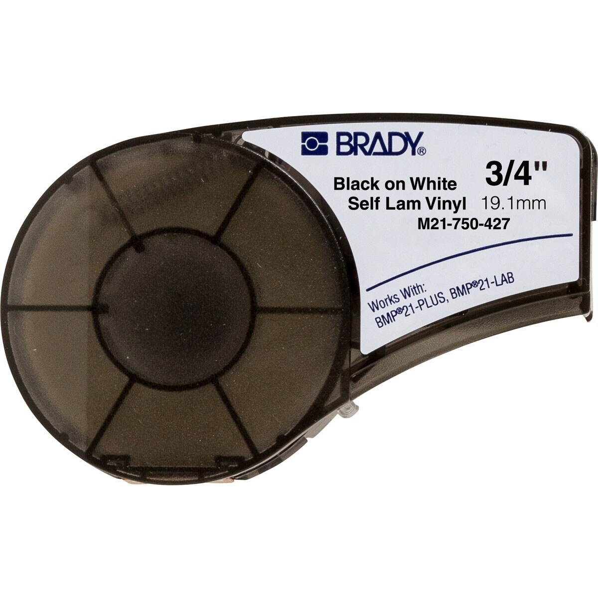 Banda Originala Brady 19.05mmx4.26m Negru-Alb M21-750-427