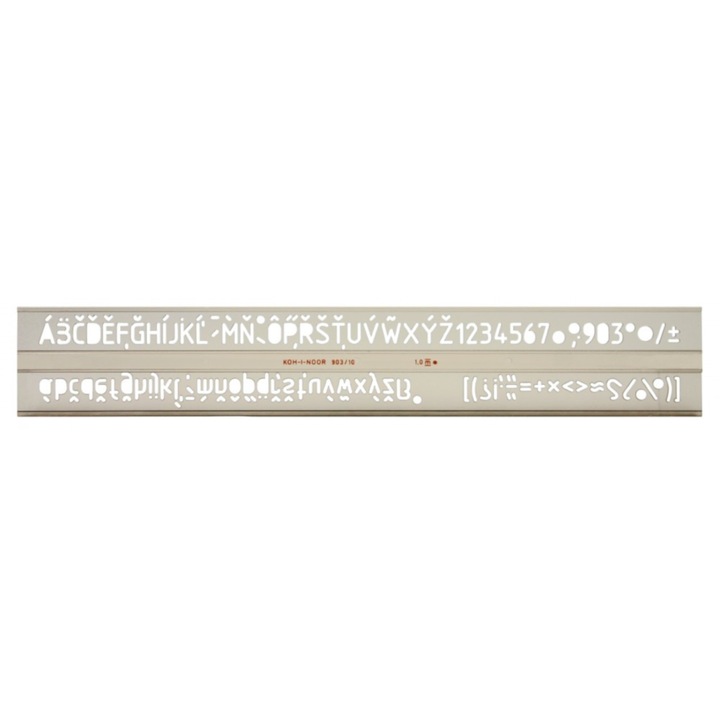 Koh-i-noor 748012 betűsablon 14