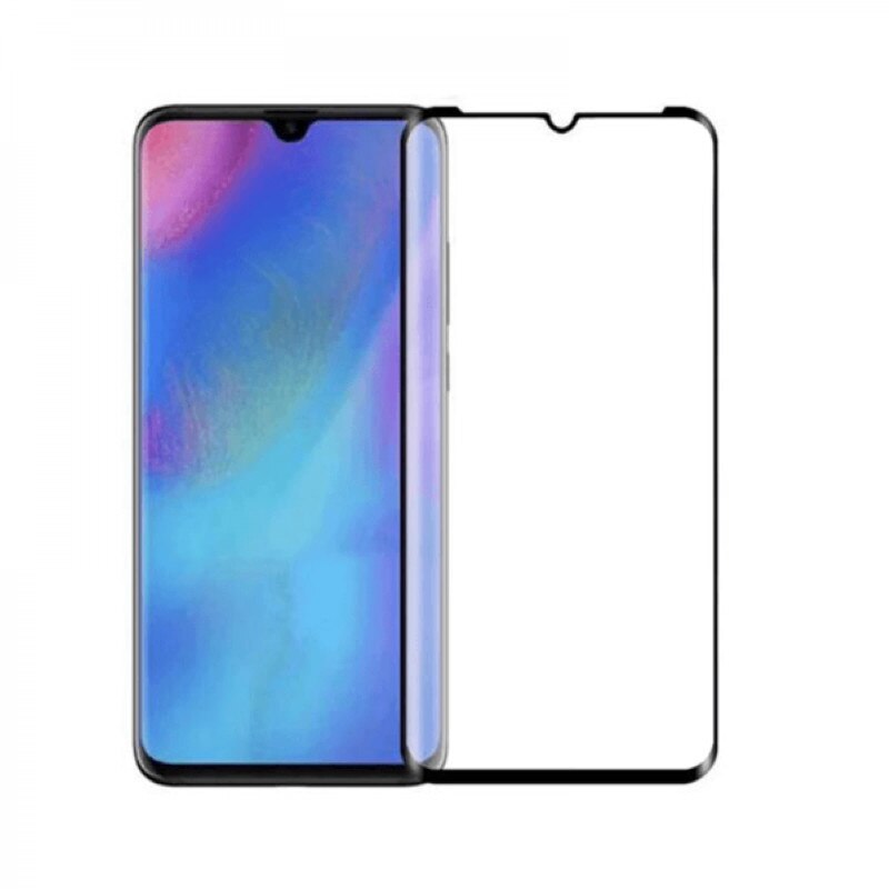 Folie protectie din sticla securizata, full size, cu adeziv pe toata suprafata pentru Huawei P30 - Eurocell