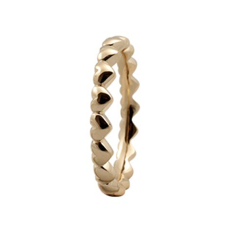 Inel Million Love, Argint placat cu aur galben 18k, Masura 59