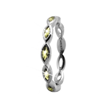 Inel Eternity Peridot, Argint, Peridot, Masura 57 Inel Eternity Peridot, Argint, Peridot, Masura 57
