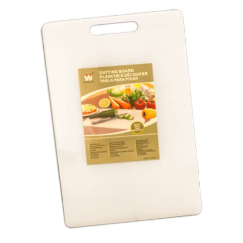 Tocator profesional bucatarie polietilena 40x25x1,2cm culoare alba MN0198488