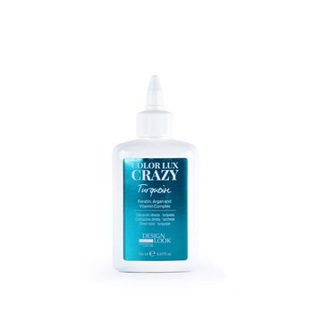 Vopsea Profesionala fara amoniac Design Look Color Lux Crazy Turquoise 150 ML Vopsea Profesionala fara amoniac Design Look Color Lux Crazy Turquoise 150 ML