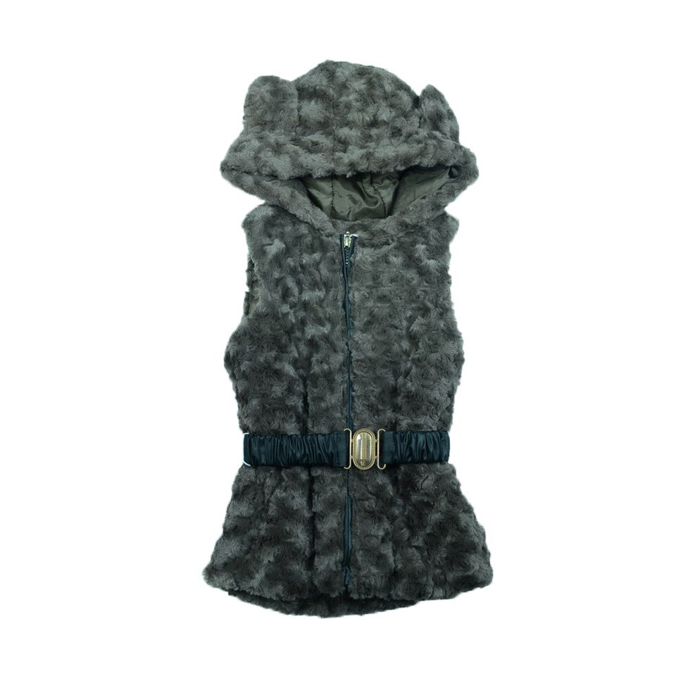 Vesta de blana pentru fetite Happy House CC-217, Maro, 104