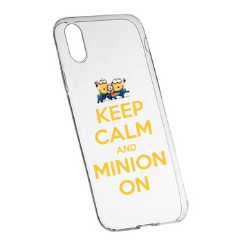 Husa de protectie Minion Keep Calm pentru Apple iPhone XR, rezistenta la uzura, anti-alunecare, din silicon Premium, 209 Husa de protectie Minion Keep Calm pentru Apple iPhone XR, rezistenta la uzura, anti-alunecare, din silicon Premium, 209