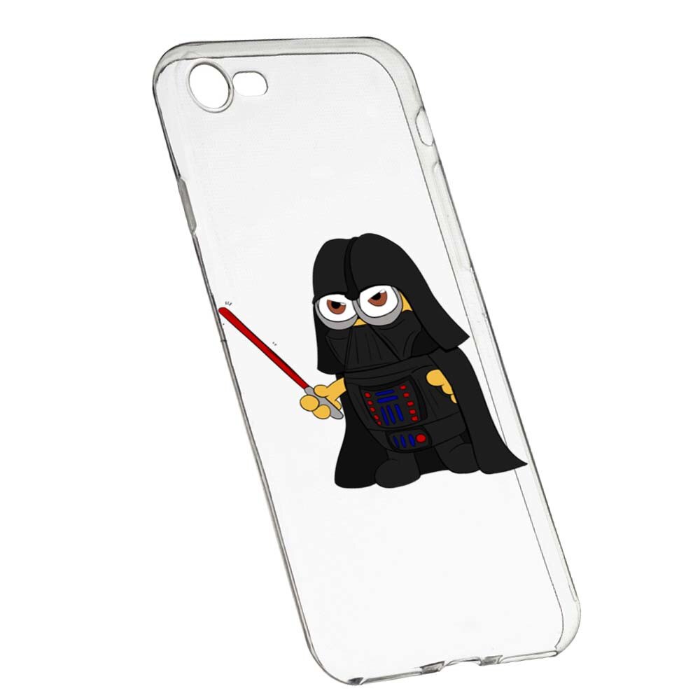 Husa de protectie Minion Star Wars pentru Apple iPhone 7/8, rezistenta la uzura, anti-alunecare, din silicon Premium, 210