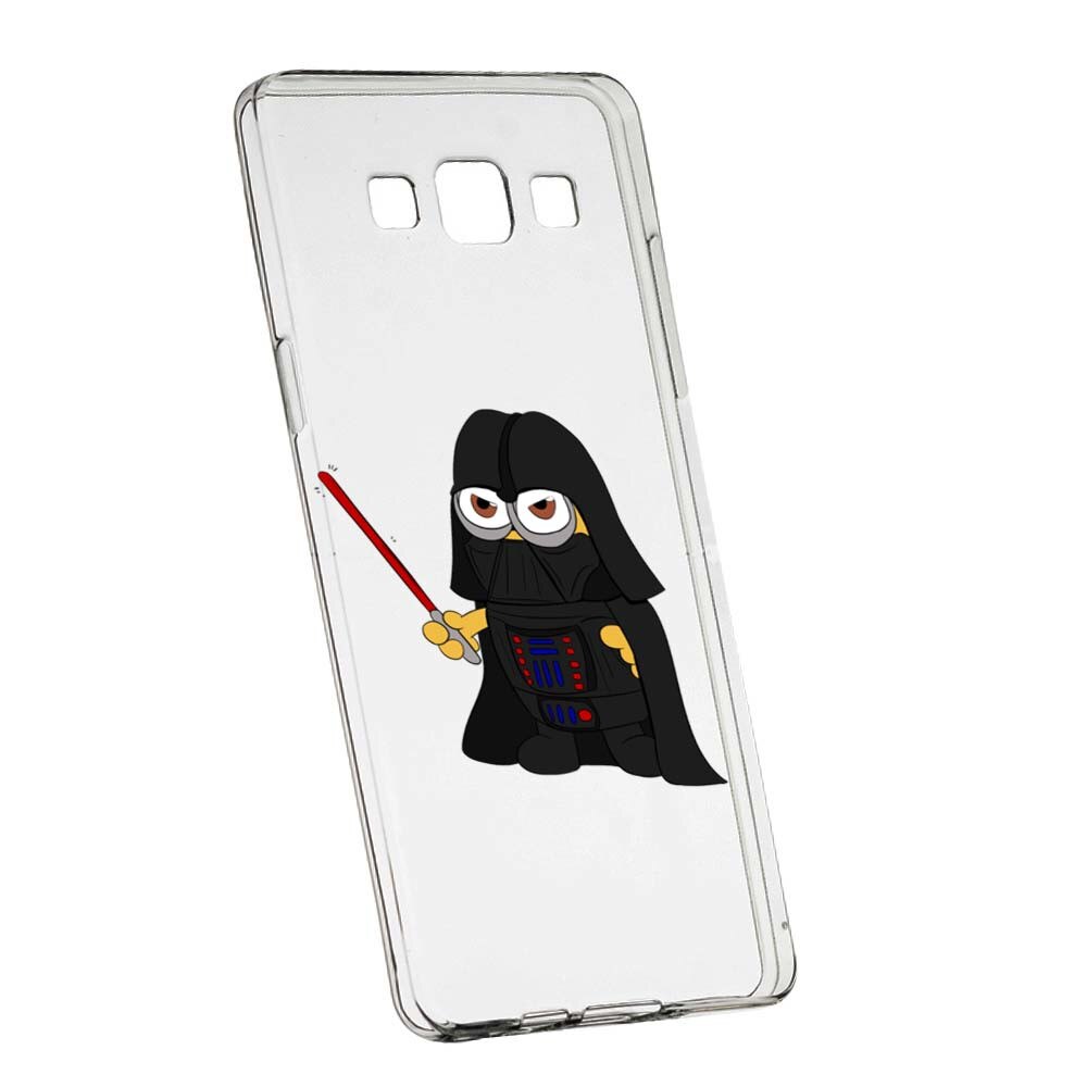Husa de protectie Minion Star Wars pentru Samsung Galaxy A3, rezistenta la uzura, anti-alunecare, din silicon Premium, 210