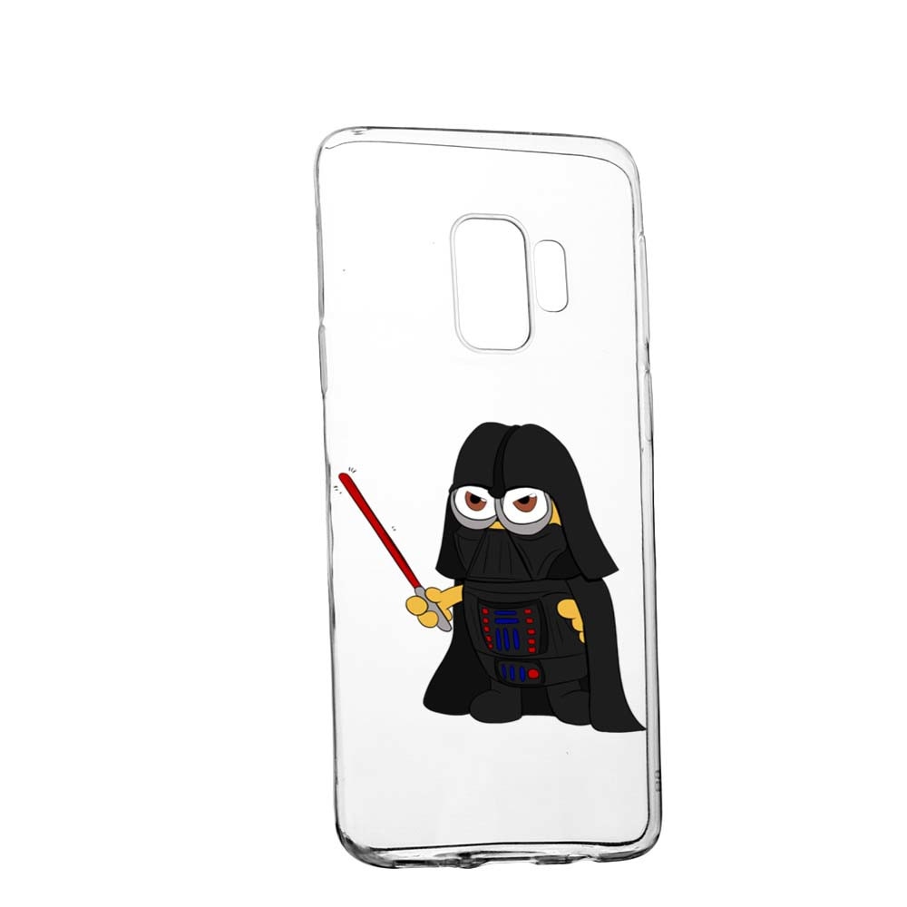 Husa de protectie Minion Star Wars pentru Samsung Galaxy J4 2018, rezistenta la uzura, anti-alunecare, din silicon Premium, 210