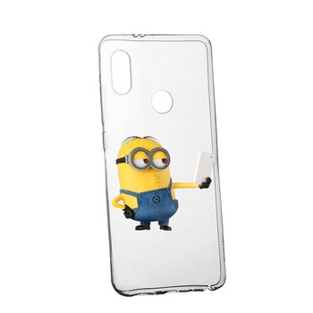 Husa de protectie Minion Selfie pentru Huawei Y9 2019, rezistenta la uzura, anti-alunecare, din silicon Premium, 211 Husa de protectie Minion Selfie pentru Huawei Y9 2019, rezistenta la uzura, anti-alunecare, din silicon Premium, 211