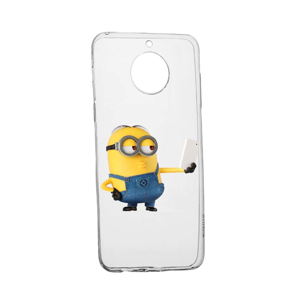 Husa de protectie Minion Selfie pentru Motorola Moto G6 PLAY, rezistenta la uzura, anti-alunecare, din silicon Premium, 211