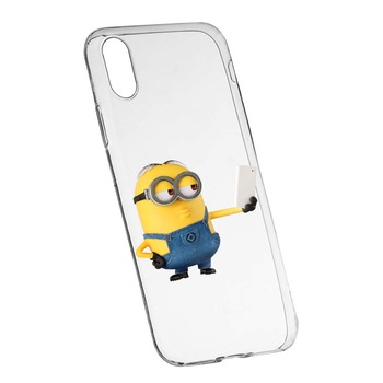 Husa de protectie Minion Selfie pentru Apple iPhone XS Max, rezistenta la uzura, anti-alunecare, din silicon Premium, 211 Husa de protectie Minion Selfie pentru Apple iPhone XS Max, rezistenta la uzura, anti-alunecare, din silicon Premium, 211