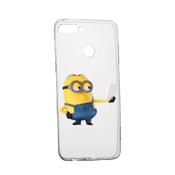 Husa de protectie Minion Selfie pentru Huawei Y7 Prime 2018 / Y7 2018, rezistenta la uzura, anti-alunecare, din silicon Premium, 211 Husa de protectie Minion Selfie pentru Huawei Y7 Prime 2018 / Y7 2018, rezistenta la uzura, anti-alunecare, din silicon Premium, 211