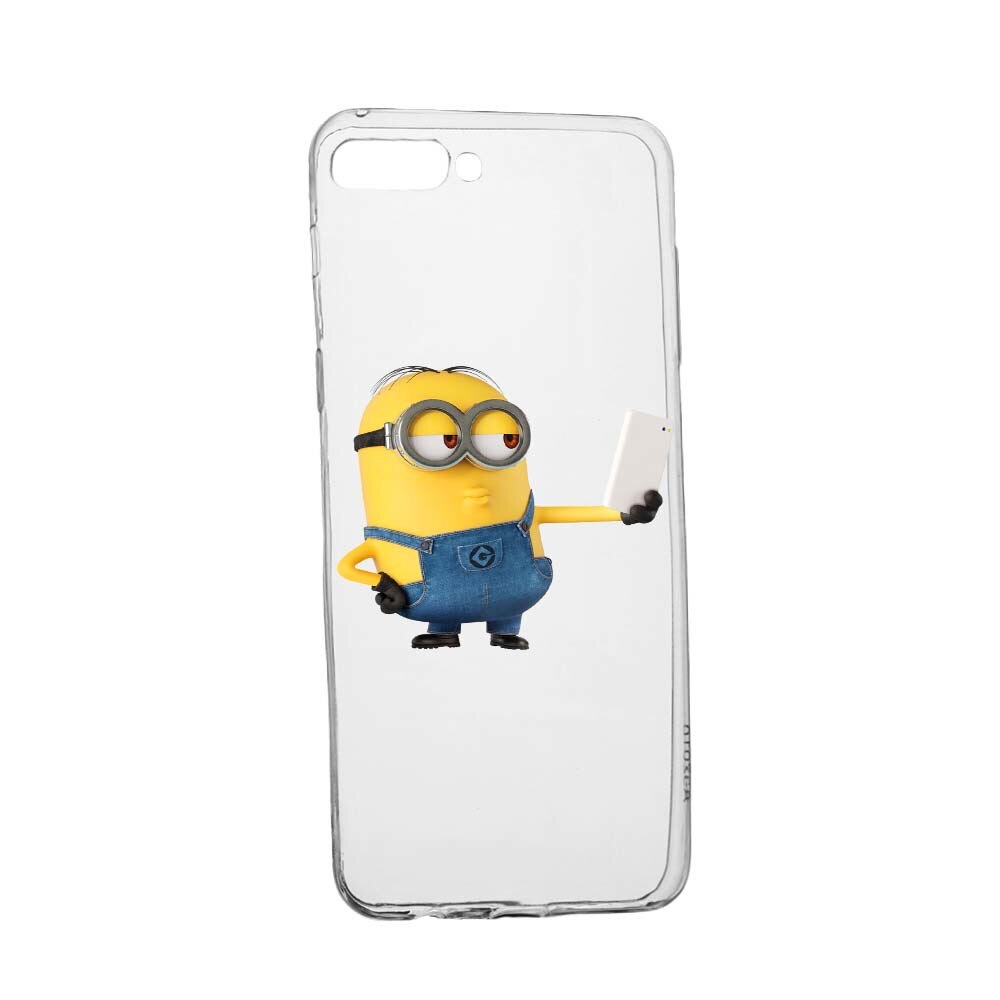 Husa de protectie Minion Selfie pentru LG K9, rezistenta la uzura, anti-alunecare, din silicon Premium, 211