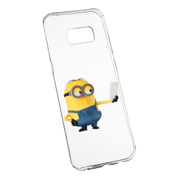 Husa de protectie Minion Selfie pentru Samsung Galaxy S8, rezistenta la uzura, anti-alunecare, din silicon Premium, 211 Husa de protectie Minion Selfie pentru Samsung Galaxy S8, rezistenta la uzura, anti-alunecare, din silicon Premium, 211