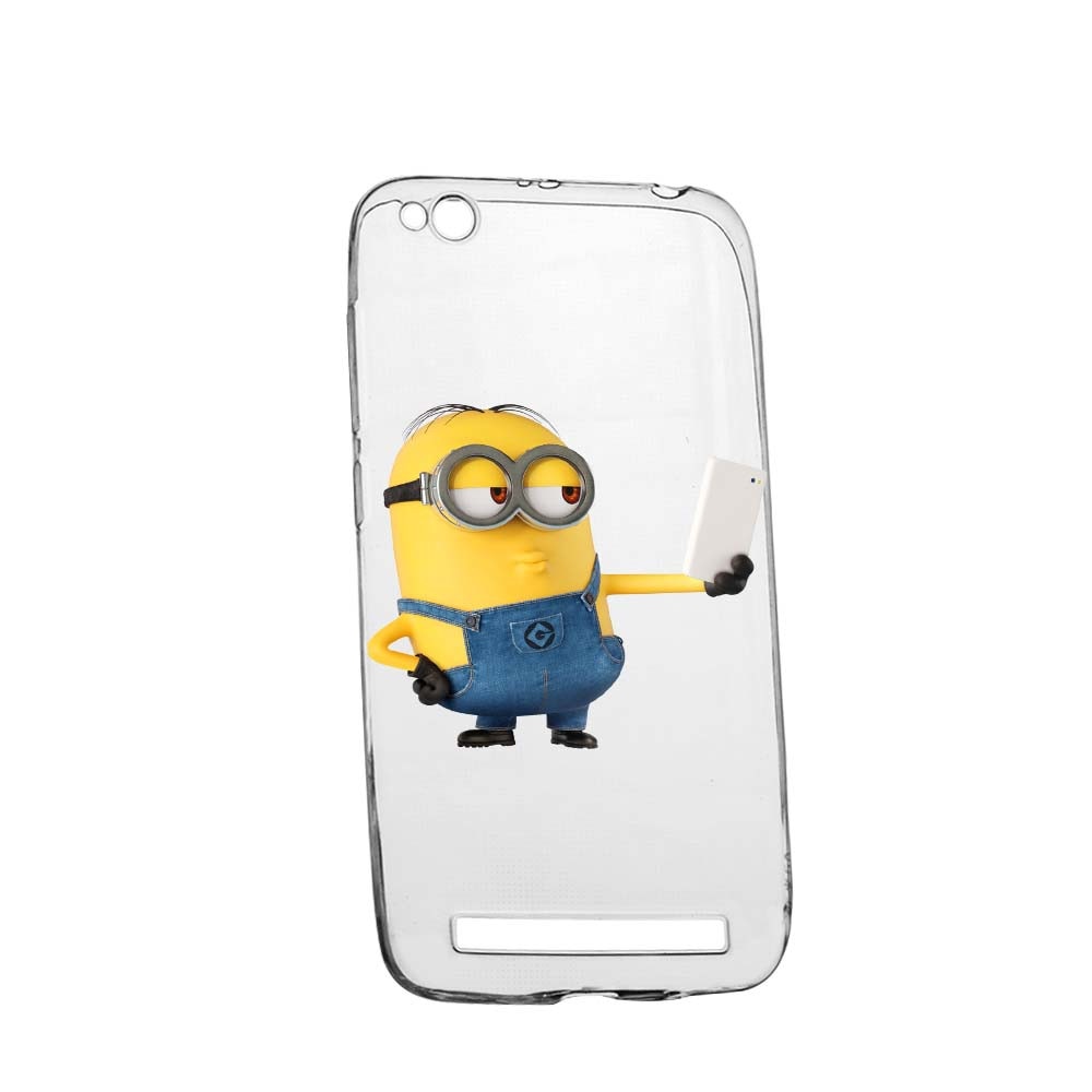 Husa de protectie Minion Selfie pentru Xiaomi Redmi 4A, rezistenta la uzura, anti-alunecare, din silicon Premium, 211