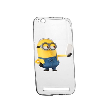 Husa de protectie Minion Selfie pentru Xiaomi Redmi 4A, rezistenta la uzura, anti-alunecare, din silicon Premium, 211 Husa de protectie Minion Selfie pentru Xiaomi Redmi 4A, rezistenta la uzura, anti-alunecare, din silicon Premium, 211