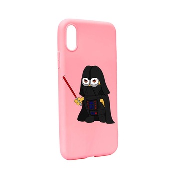 Husa de protectie Minion Star Wars pentru Apple iPhone XS Max, rezistenta la uzura, anti-alunecare, din silicon Premium, P210 Husa de protectie Minion Star Wars pentru Apple iPhone XS Max, rezistenta la uzura, anti-alunecare, din silicon Premium, P210
