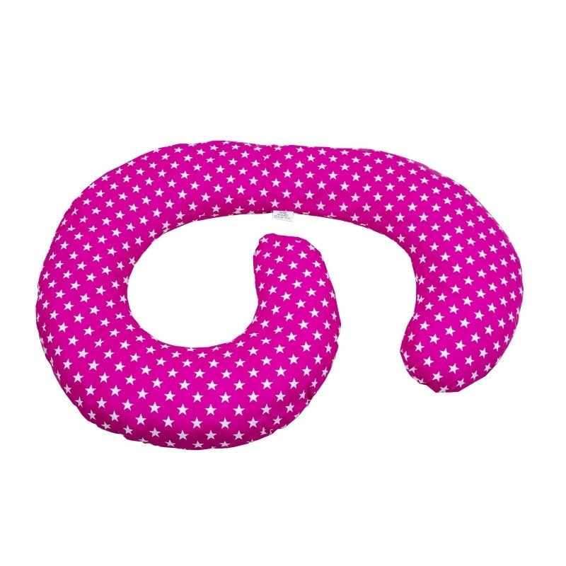 Perna de alaptare multifunctionala MyKids Stelute Pink White